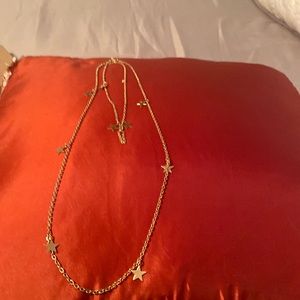 Gold star necklace